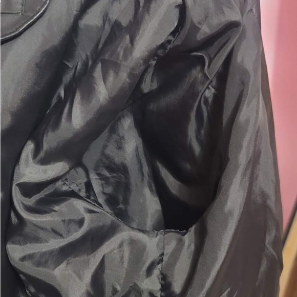 Lulu’s Vegan Leather Black Leather Jacket Size Small - Picture 6 of 7